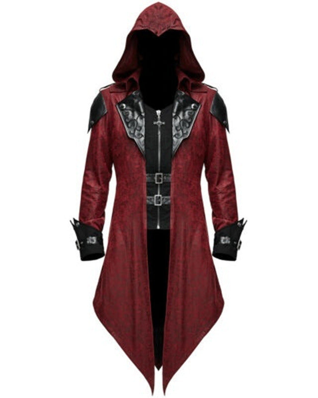 Halloween Medieval Gothic Costume Coat