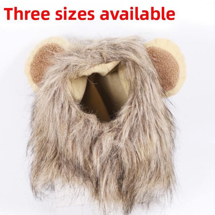 Halloween Lion Mane Hat for Dogs and Cats - Acrylic