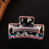 Halloween Pumpkin Ghost Hair Clip - PVC