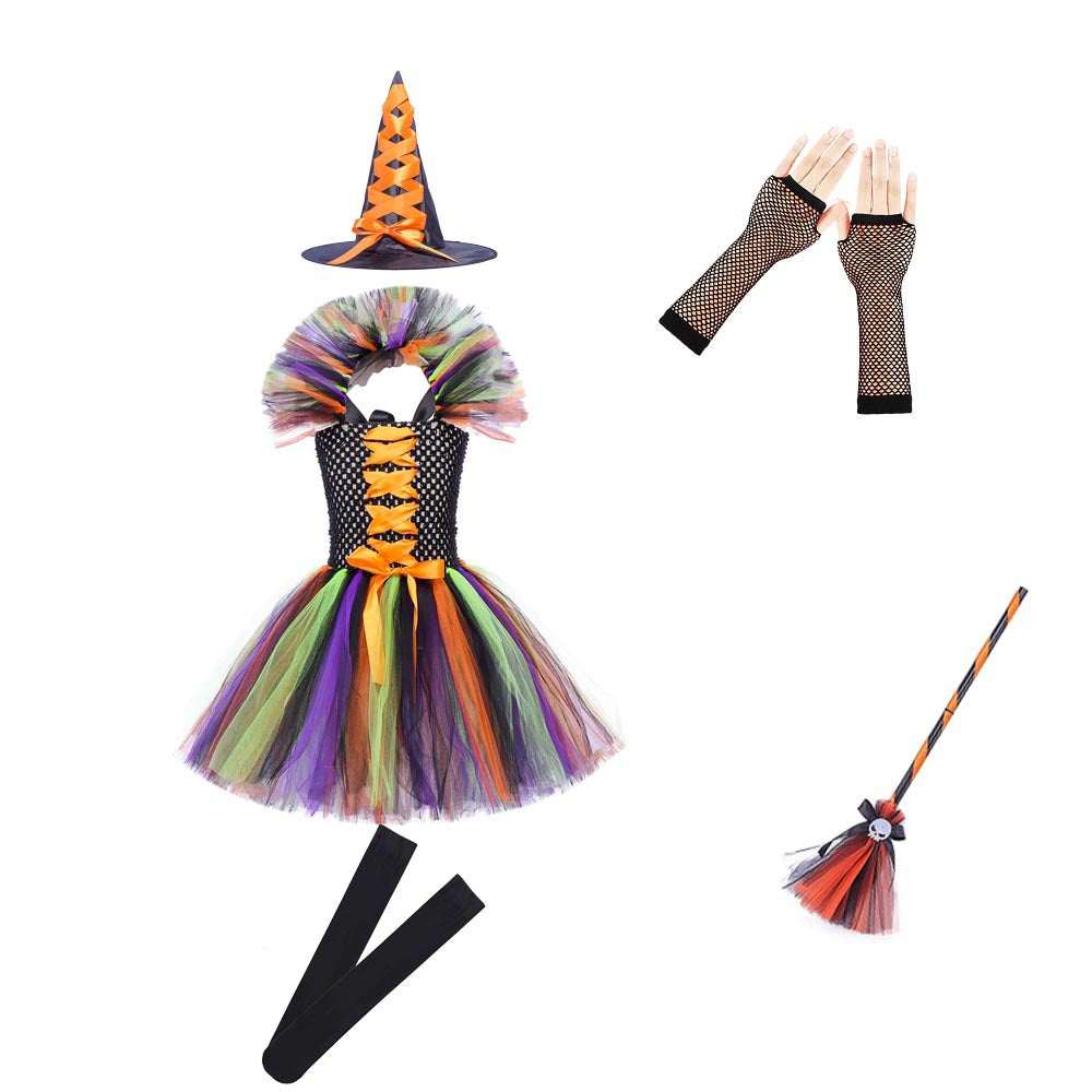 Kids' Halloween Witch Costume Dress