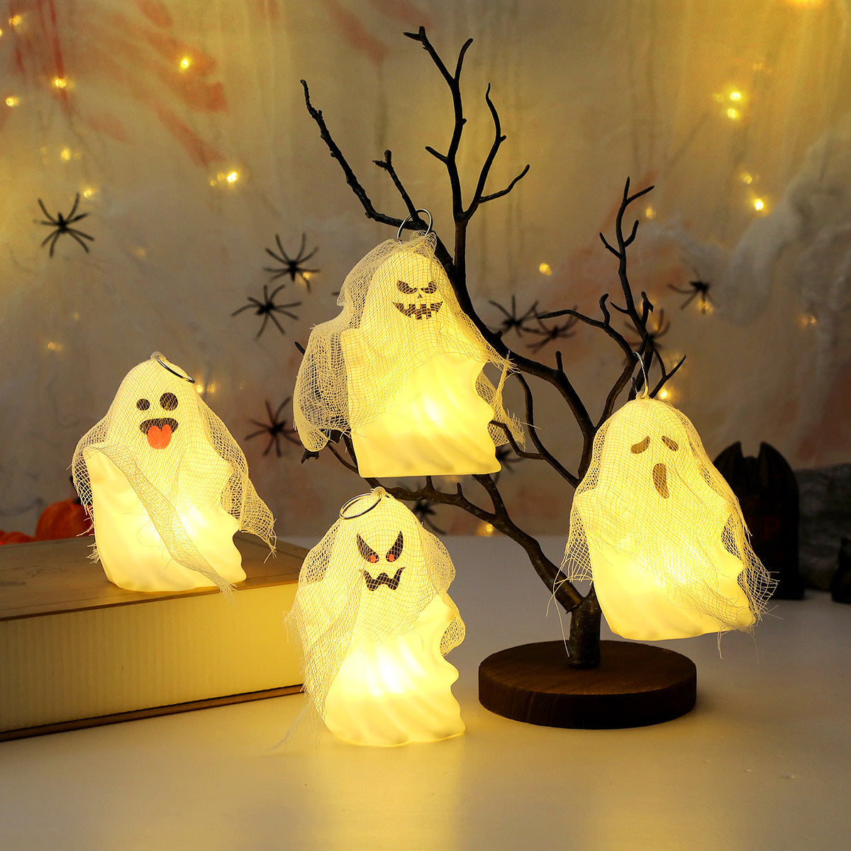 Halloween Portable Pumpkin Lantern - Plastic