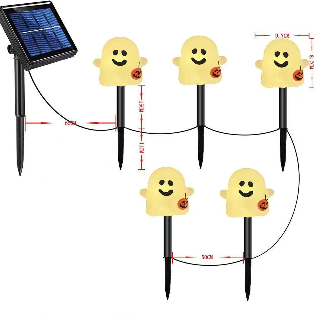 Solar Halloween Ground Lights