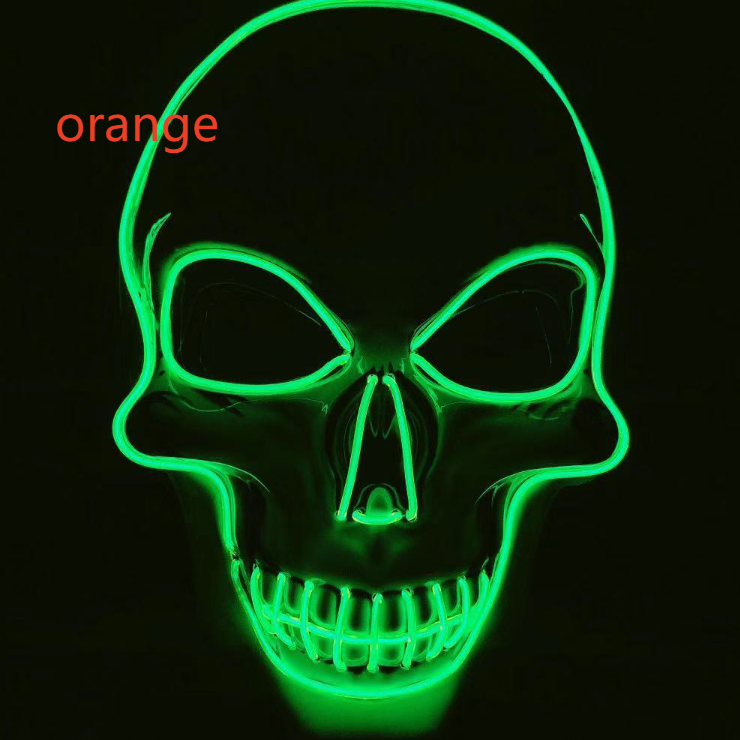 Halloween Glow-in-the-Dark Masks - Plastic