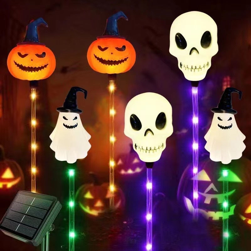 Halloween Solar Pumpkin Garden Stake Light