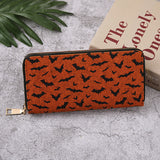 Halloween Pattern Zipper Wallet