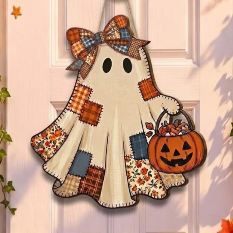 Halloween Boxwood Wall and Door Sign