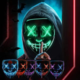 Halloween LED V-Shaped Mask - PVC