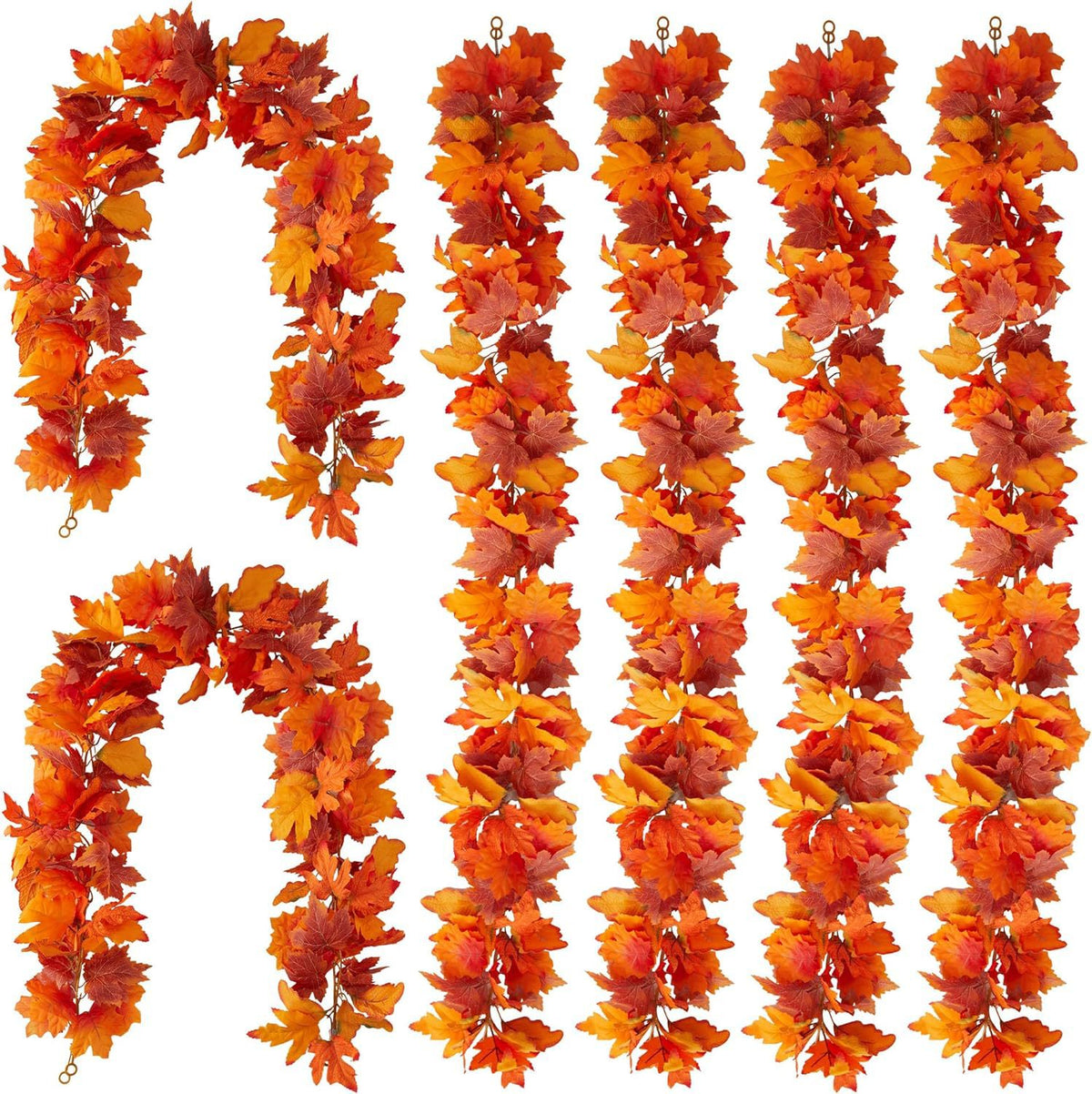 Halloween Artificial Maple Leaf Garland