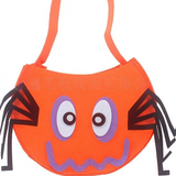 Halloween Pumpkin Candy Bags - Felt