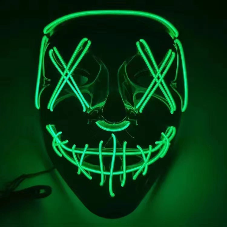 Halloween LED V-Shaped Mask - PVC