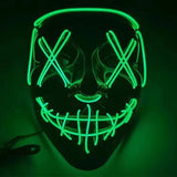 Halloween LED V-Shaped Mask - PVC