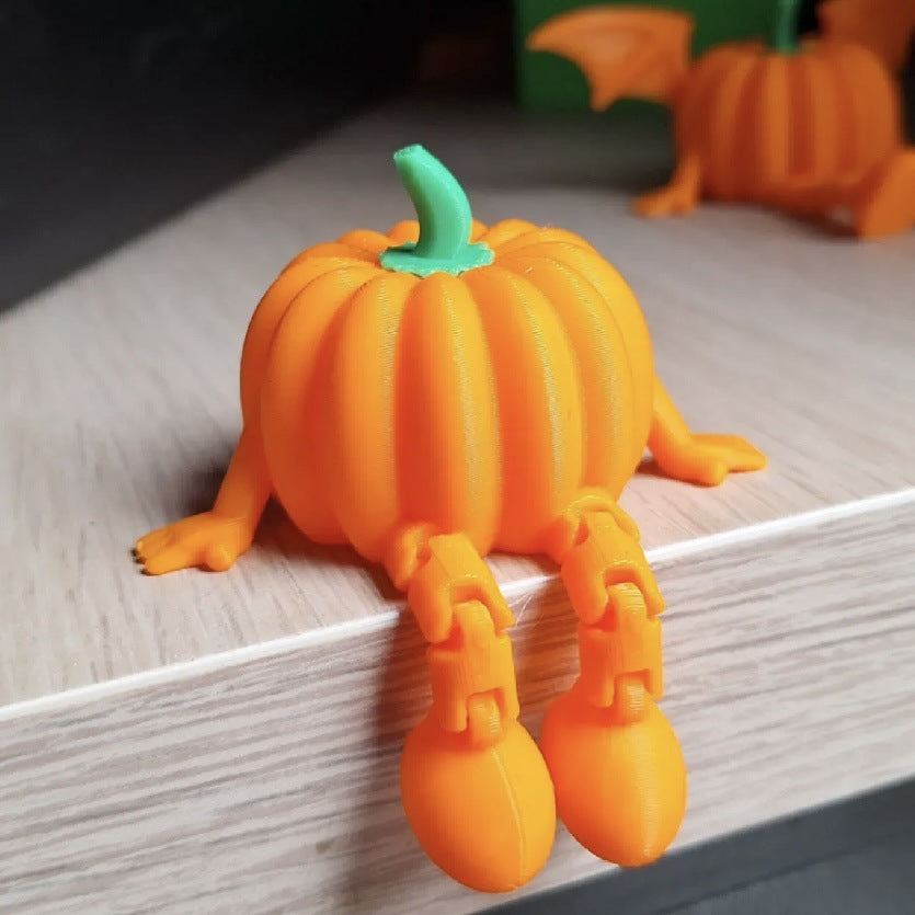 Halloween Ghost Pumpkin Wizard Tabletop Ornament - Resin