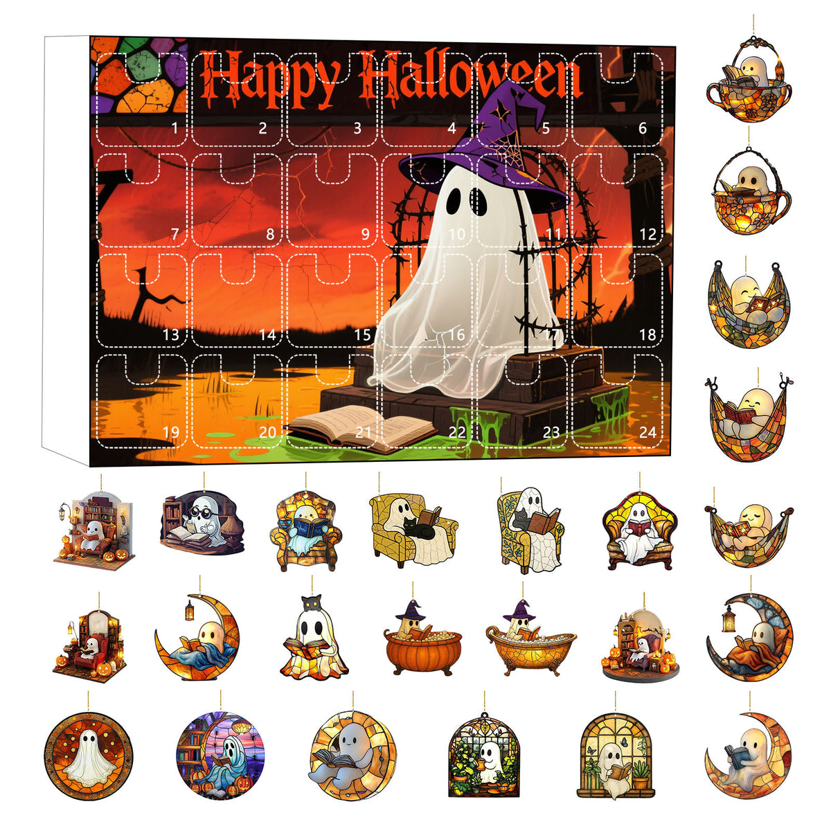 Halloween Countdown Calendar - Acrylic