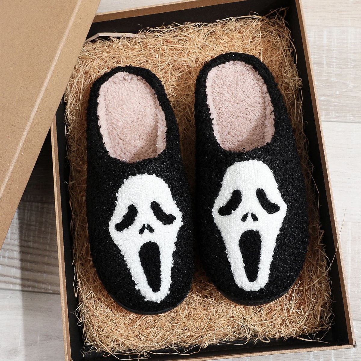 Halloween Plush House Slippers