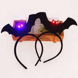 Halloween Glowing Bat Headbands - Cloth