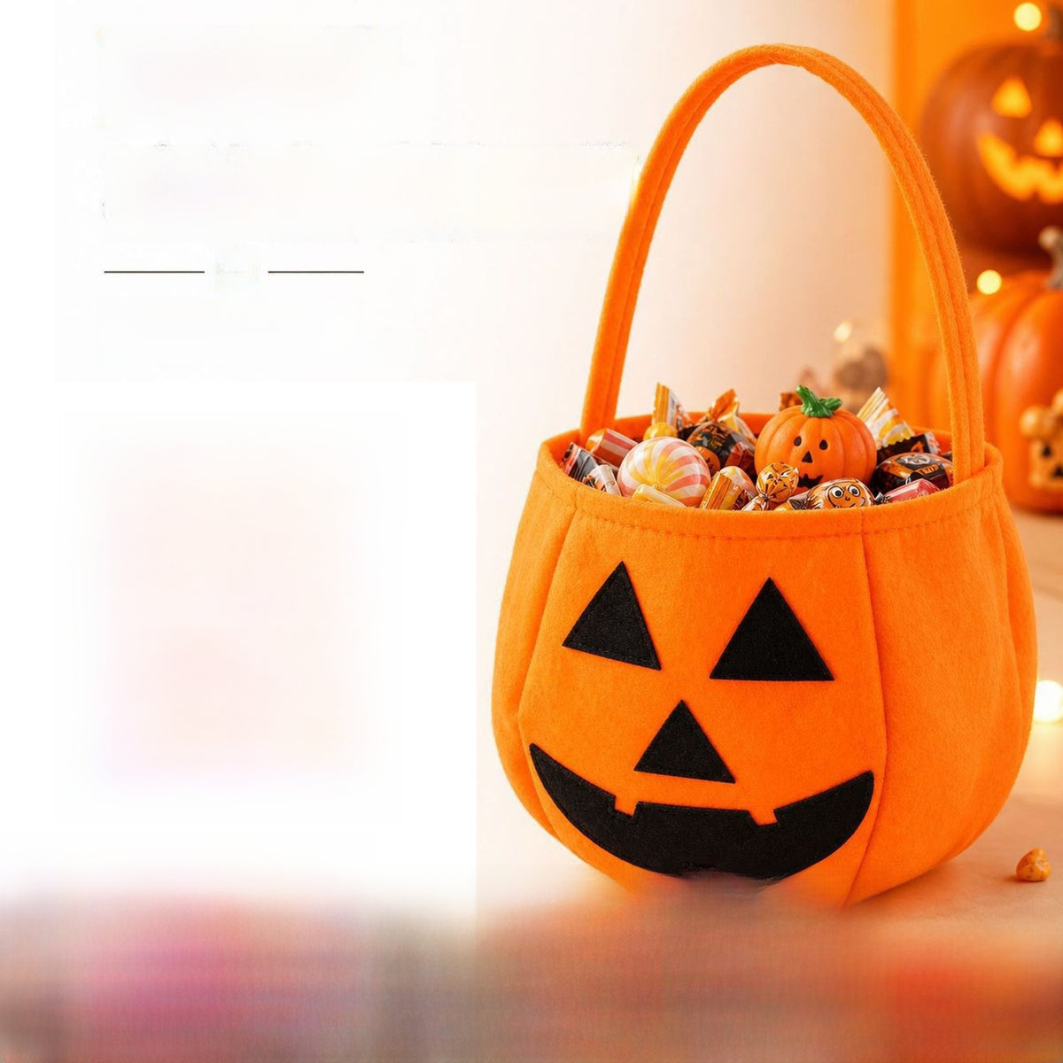 Halloween Pumpkin Candy Bucket