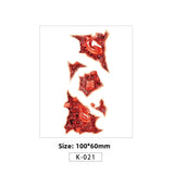 Halloween Scar Tattoo Stickers