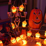 Halloween LED String Lights Pumpkin Ghost Decor
