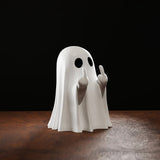Halloween White Ghost Resin Ornament