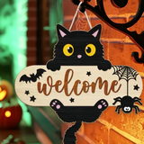 Halloween Wooden Door Sign