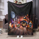 Halloween Printed Flannel Blanket