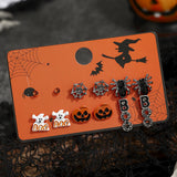 Cartoon Halloween Earrings Set