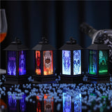 Halloween Glowing Oil-Style Lantern - Plastic