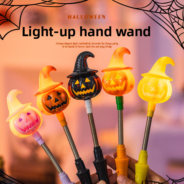 Halloween Pumpkin Light Stick - Plastic