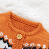 Baby Halloween Knitted One-Piece Jumpsuit