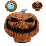 LED Halloween Pumpkin Lantern with Multiple Designs - Plastic