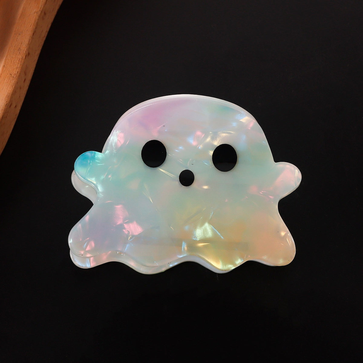 Halloween Pumpkin Ghost Hair Clip - PVC