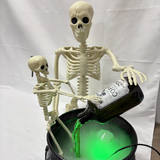 Halloween Floating Potion Bottle and Cauldron Decoration - Plastic