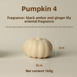 Halloween Pumpkin-Shaped Scented Candles