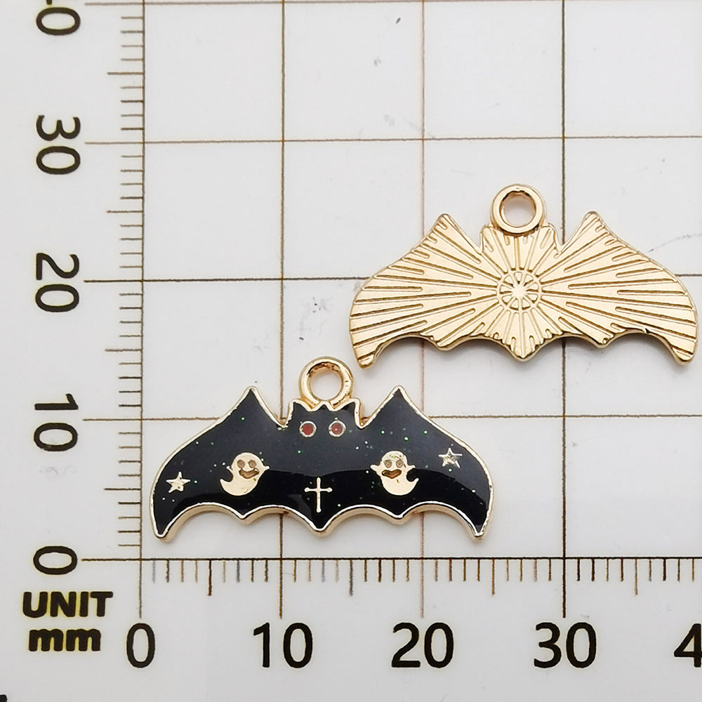 Halloween Enamel Jewelry Pendants - Alloy DIY Charms