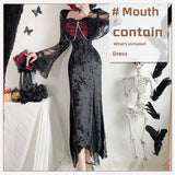Halloween Gothic Black Costume Dress