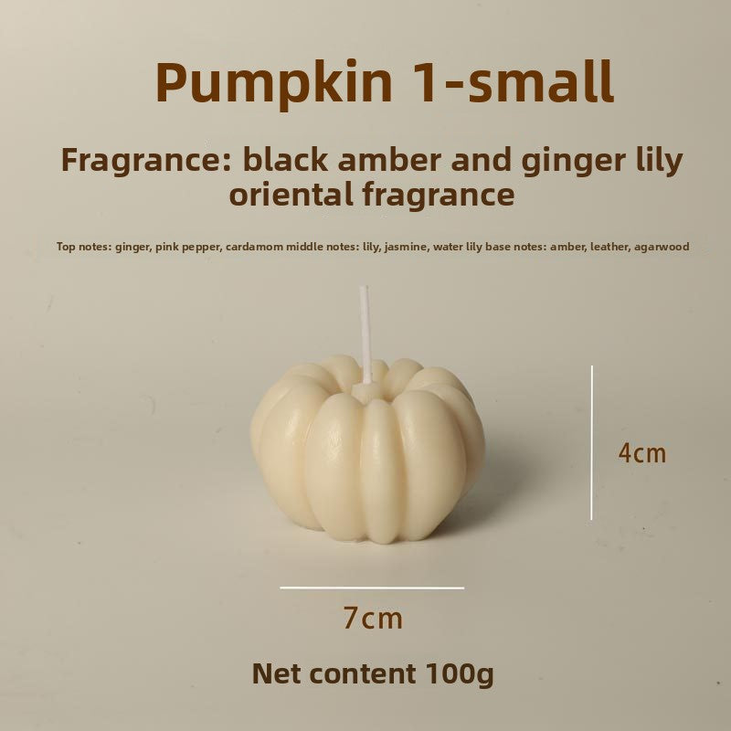 Halloween Pumpkin-Shaped Scented Candles