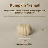 Halloween Pumpkin-Shaped Scented Candles