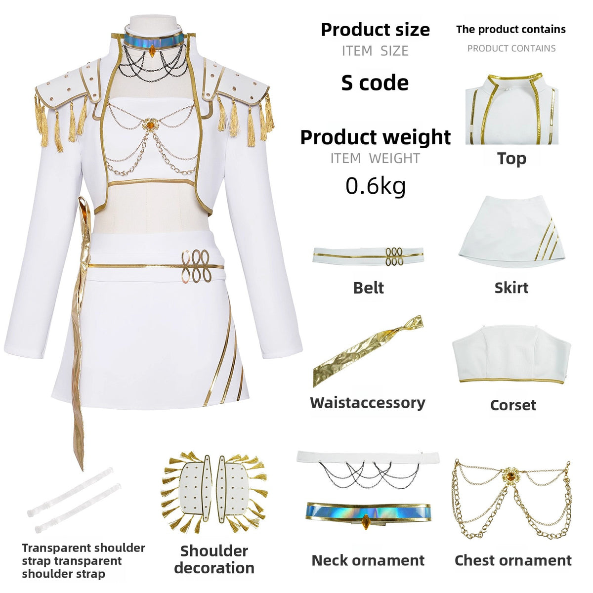 Halloween Polyester Blend Performance Costume
