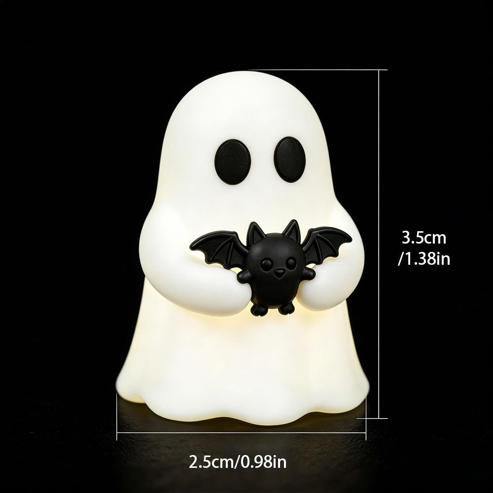 Glowing Halloween Ghost Desktop Ornament - PVC