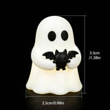 Glowing Halloween Ghost Desktop Ornament - PVC