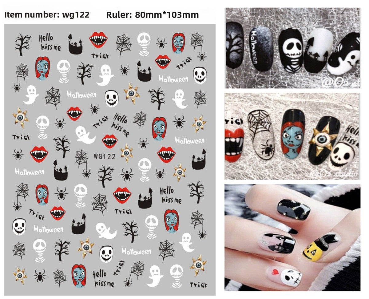 Halloween Nail Stickers - Vinyl