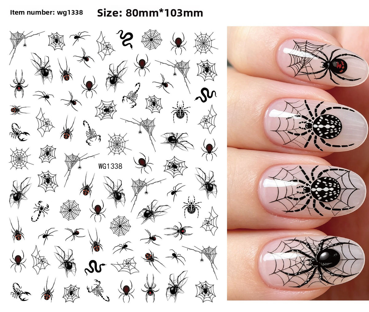 Halloween Nail Stickers - Vinyl