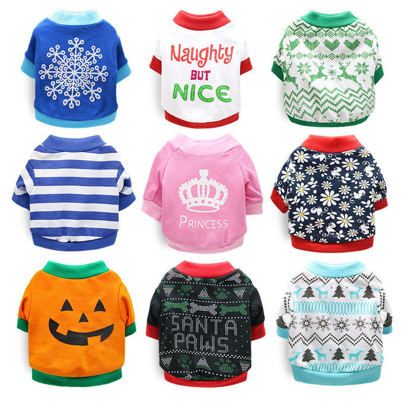 Halloween and Christmas Pet Costumes - Cotton