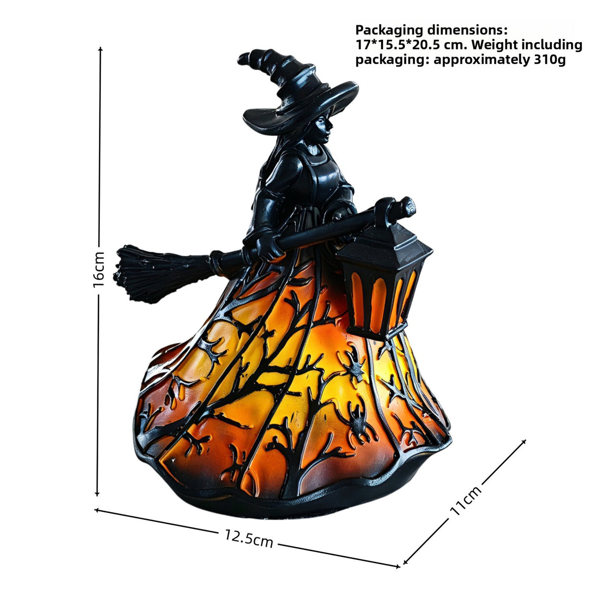 Halloween Witch Table Lamp
