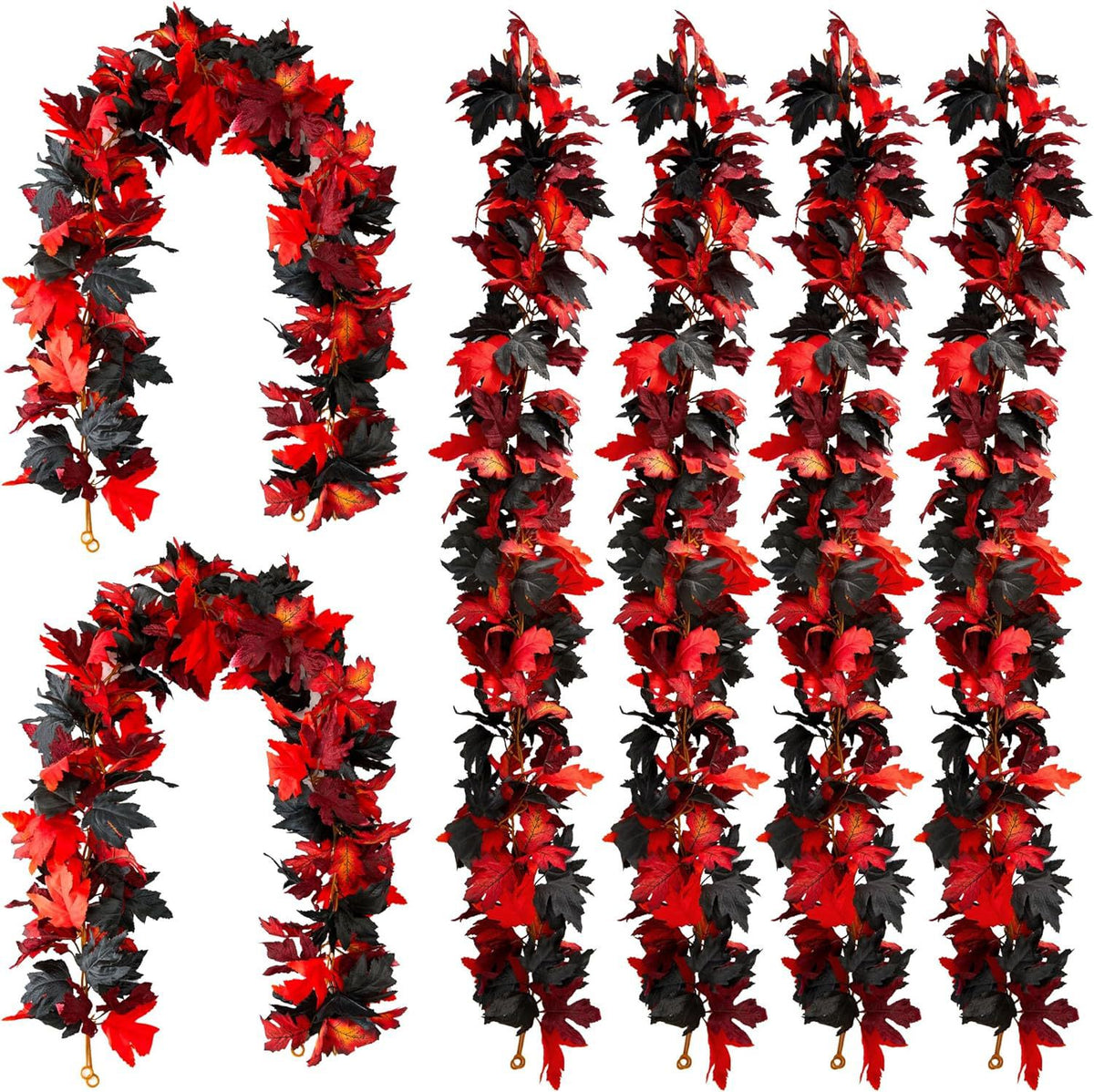 Halloween Artificial Maple Leaf Garland
