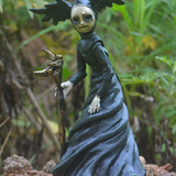 Halloween Witch Resin Garden Decoration