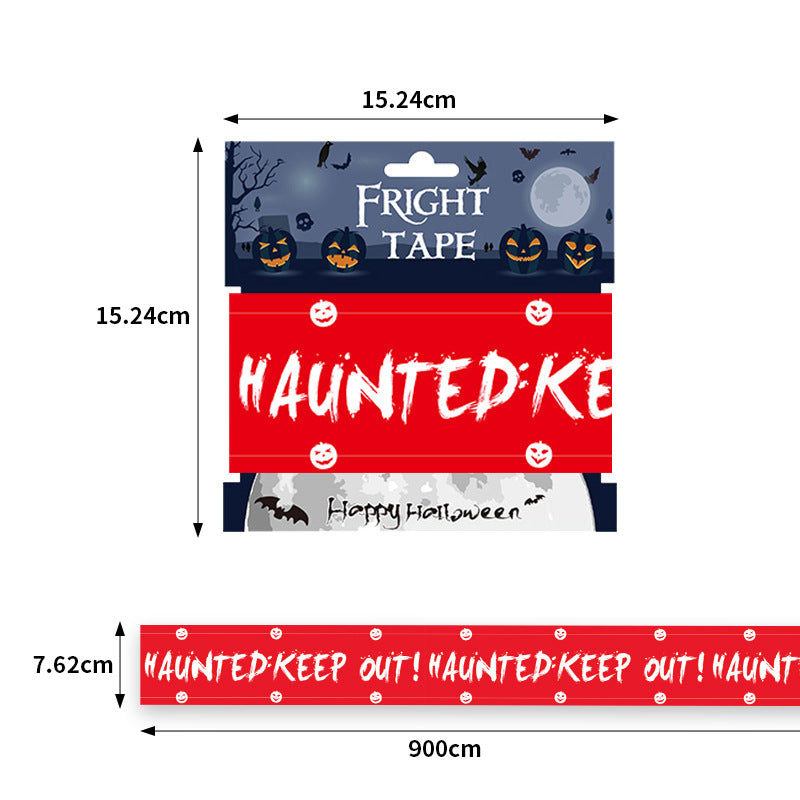 Halloween Warning Tape Decoration