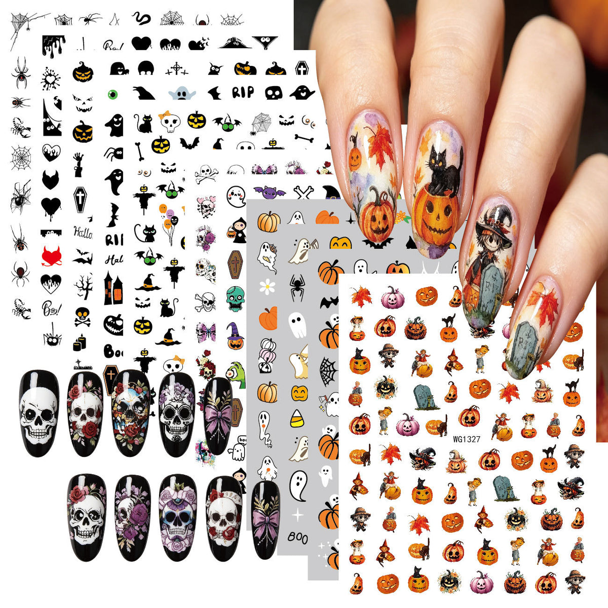 Halloween Nail Stickers - Vinyl