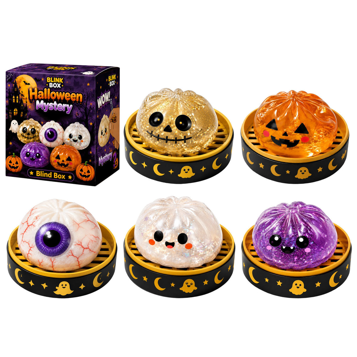 Halloween Squishy Toy Gift Box - TPR