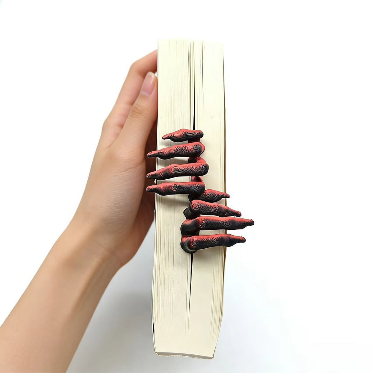 Halloween Demon Hand Bookmark - 3D Printed